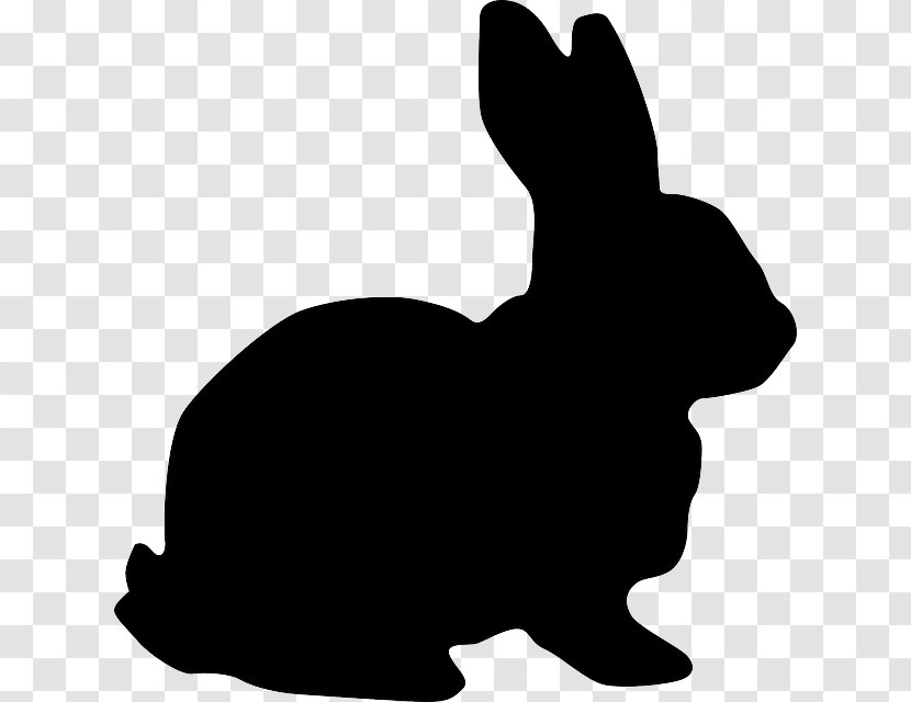 Rabbit Silhouette Clip Art - Hare Transparent PNG