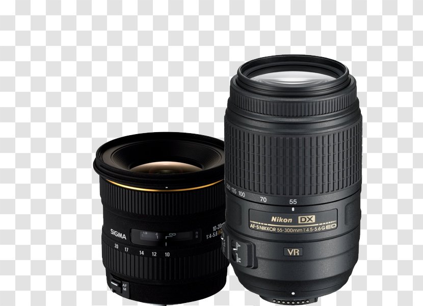 Canon EF Lens Mount Nikon D5200 Camera Sigma Zoom Super Wide Angle 10-20mm F/4-5.6 EX DC HSM Autofocus - 30mm F14 Ex Dc Hsm - Lenses For Slr And Dslr Cameras Transparent PNG