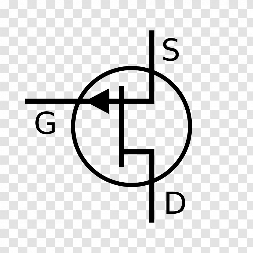 JFET Field-effect Transistor MOSFET Electronic Symbol - Number - Field Clipart Transparent PNG