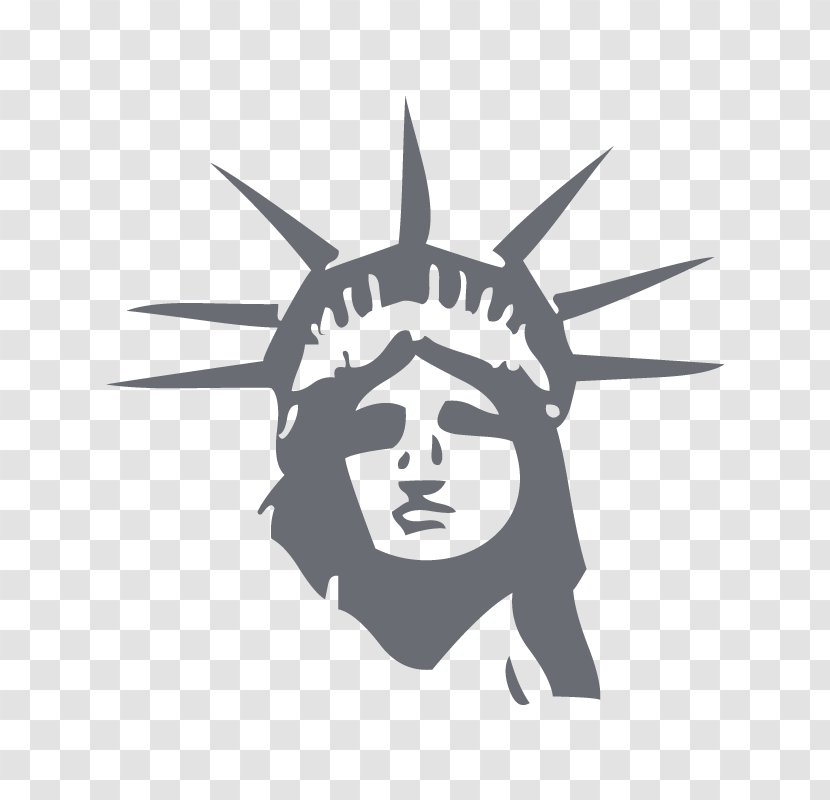 Statue Of Liberty American Royal Pizza Paper Sticker Freedom Fitness - Universcrap Transparent PNG