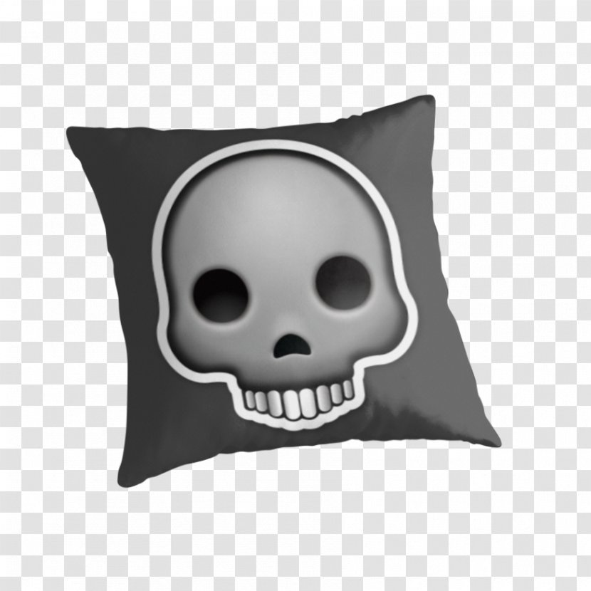 Throw Pillows Minecraft Xbox 360 One - Bed - Printed Skull Skeleton Transparent PNG