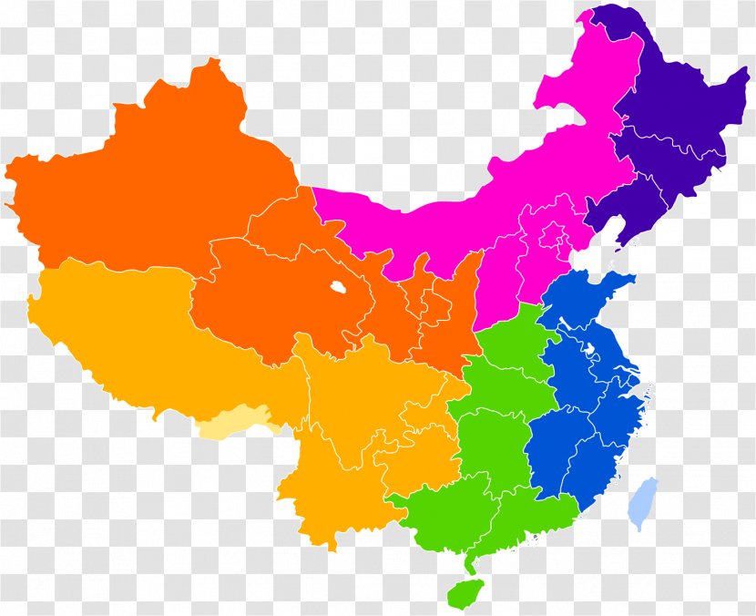 Hubei South Central China East Southwest - World Transparent PNG
