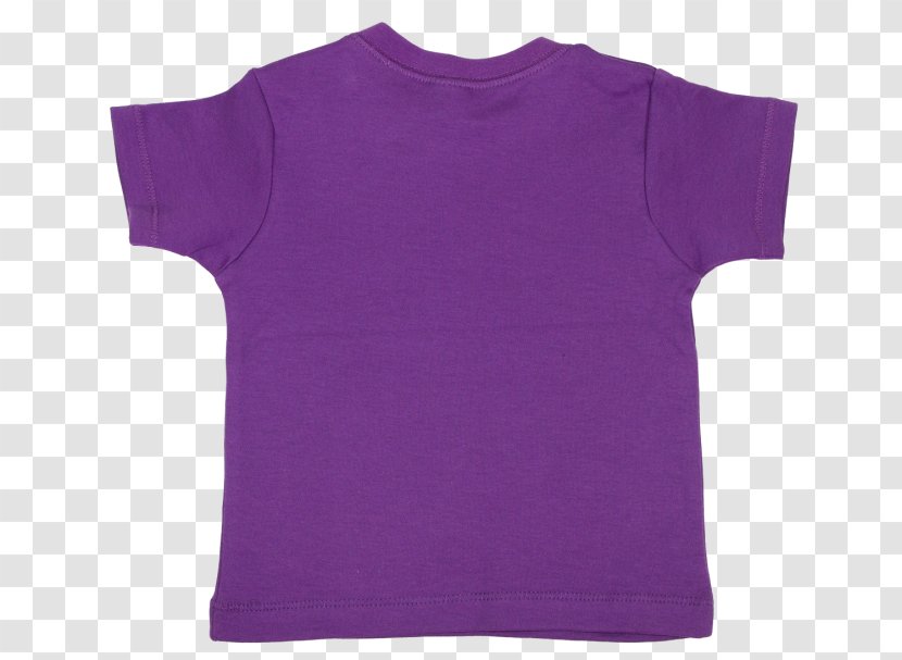 Sleeve T-shirt Shoulder Soffe - Purple Transparent PNG