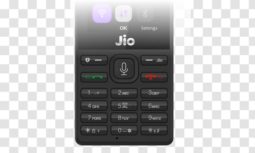 Mobile Phones Jio 4G Feature Phone India - Communication Device Transparent PNG