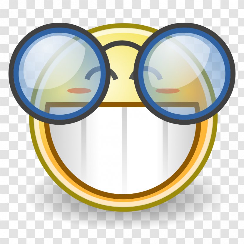 Smiley Tango Desktop Project Emoticon Clip Art - Glasses - Expert Transparent PNG