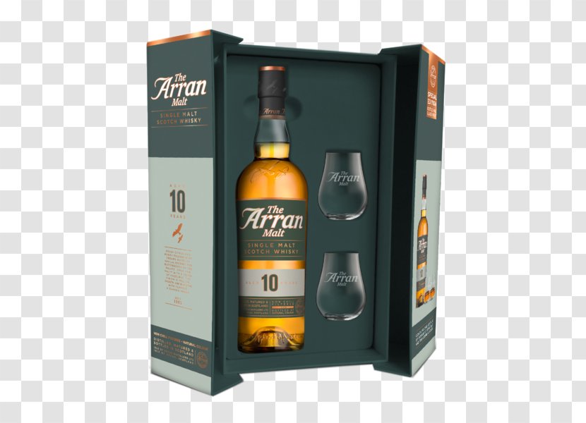 Arran Distillery Whiskey Single Malt Whisky Scotch - Bottle Transparent PNG