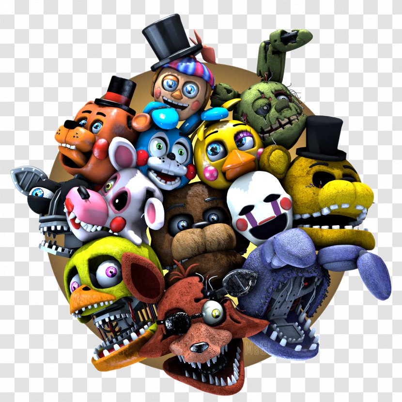 Five Nights At Freddy's: Sister Location Video Game Bootleg Recording Cake - Funtime Freddy Transparent PNG