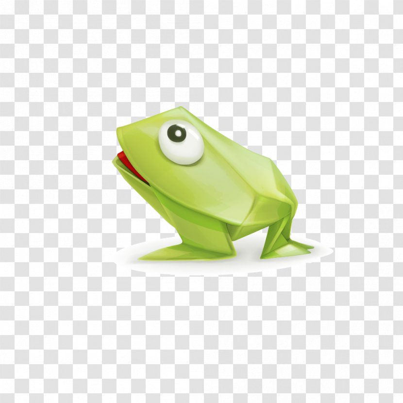 Origami Illustration - Symbol - Frog Transparent PNG