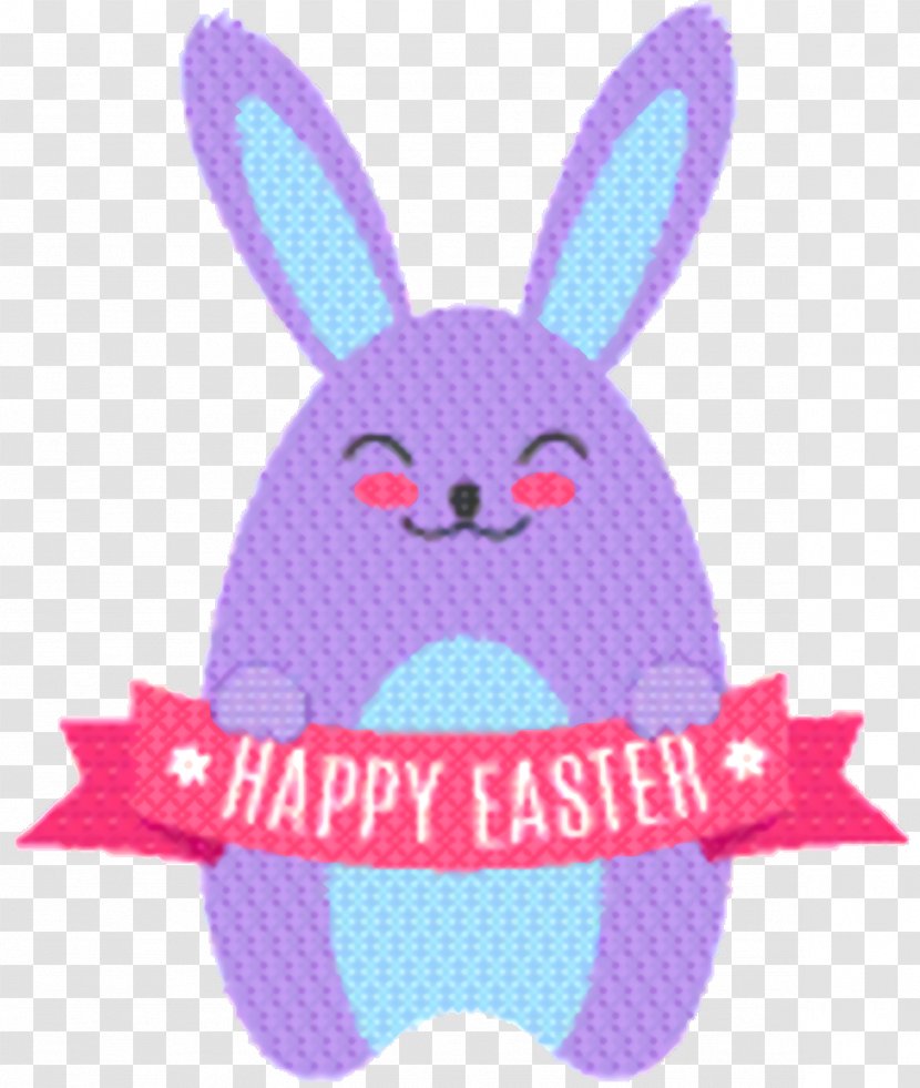 Easter Bunny Background - Magenta - Whiskers Transparent PNG