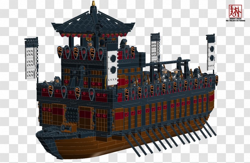 Atakebune Turtle Ship Panokseon Galleon - Lego Ideas Transparent PNG