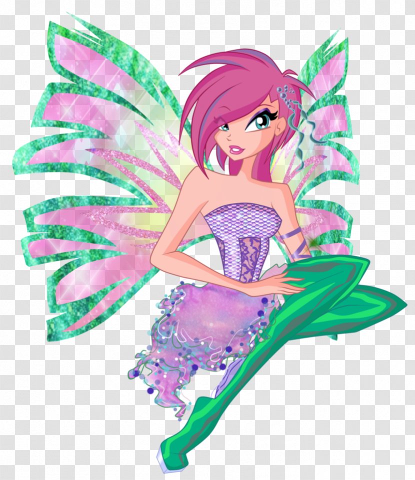 Tecna Flora Stella Musa Sirenix - Fairy - Winx Club Season 5 Transparent PNG