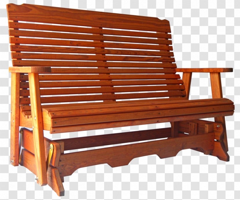 Wood Stain Bench Couch - Hardwood - Outdoor Chair Transparent PNG