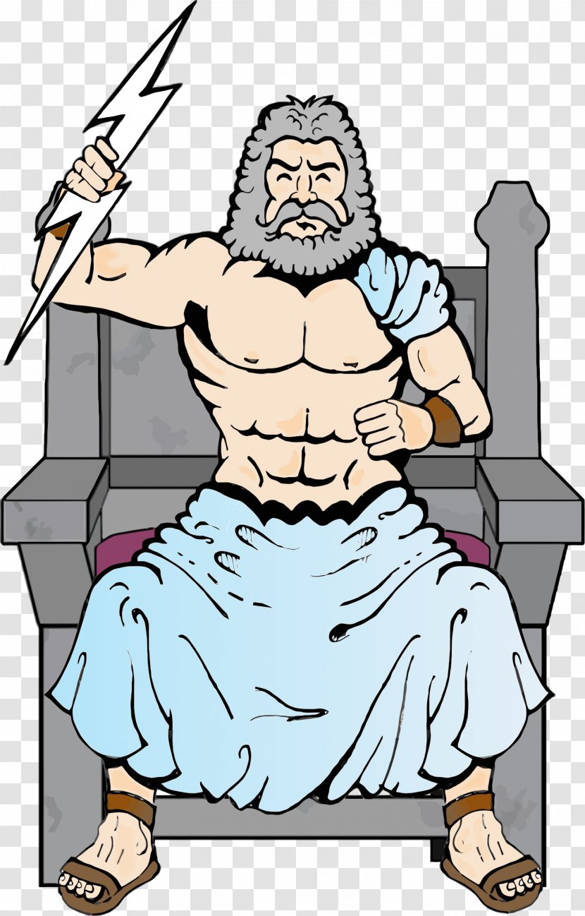 Clip Art Openclipart Zeus Image - Deity - Cronus Symbol Transparent PNG