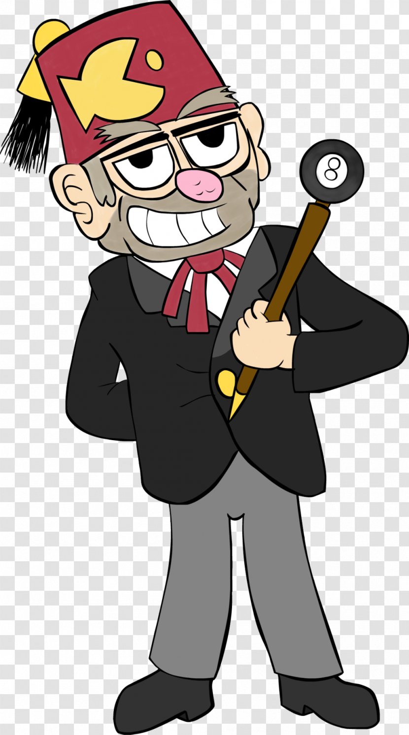 Human Behavior Character Fiction Clip Art - Eyewear - Grunkle Stan Transparent PNG