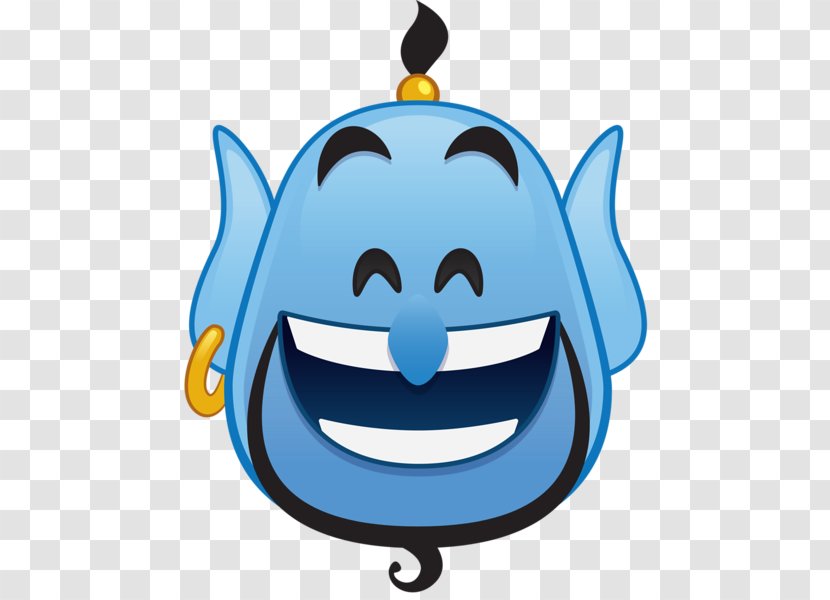 Aladdin Genie Emoji Disney Princess The Walt Company - Descendants - Smile Transparent PNG