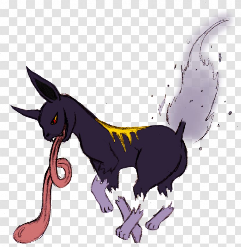 Evolutionary Line Of Eevee Ghost Pokémon - Cartoon Transparent PNG