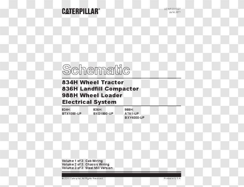 Document Line Angle - Diagram - Cat 988h Wheel Loader Caterpillar Transparent PNG