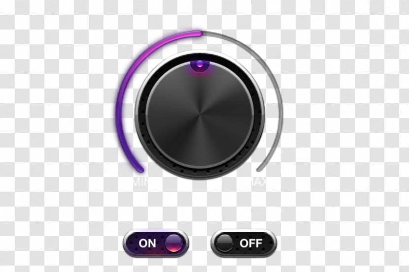 Button Download - Black Knob And Switch Transparent PNG
