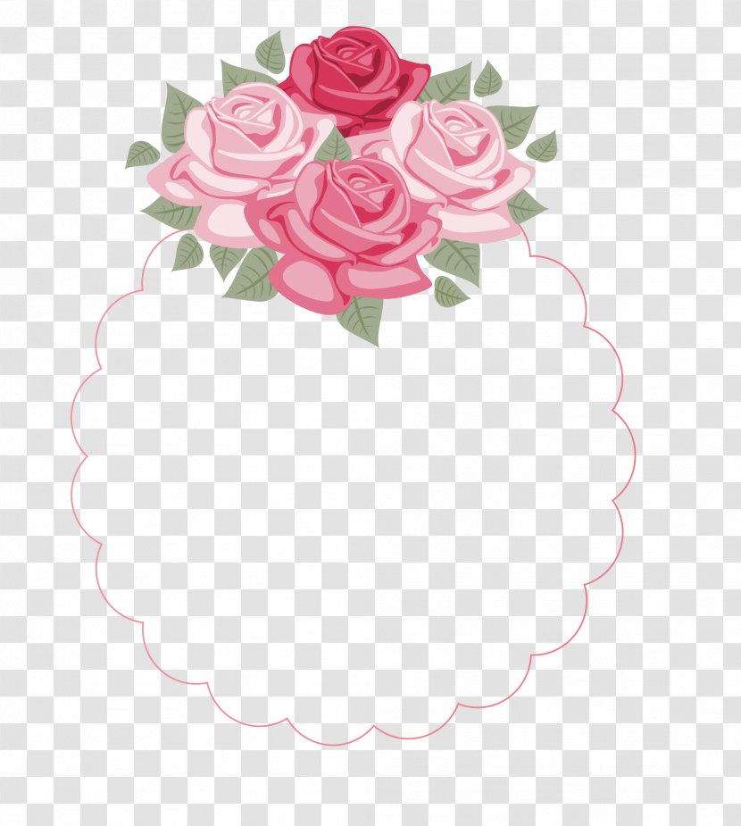 Mothers Day Super Ring Message Fathers - Mother - Romantic Floral Border Design Transparent PNG
