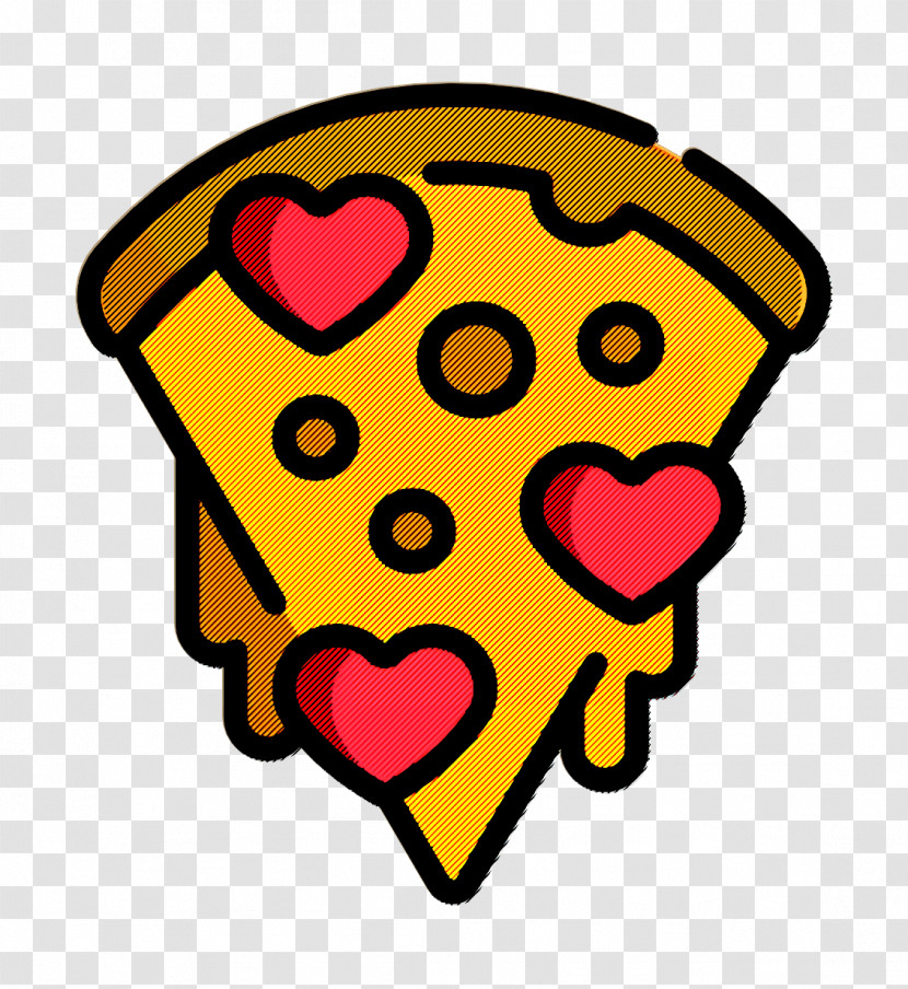 Pizza Icon Love Icon Transparent PNG