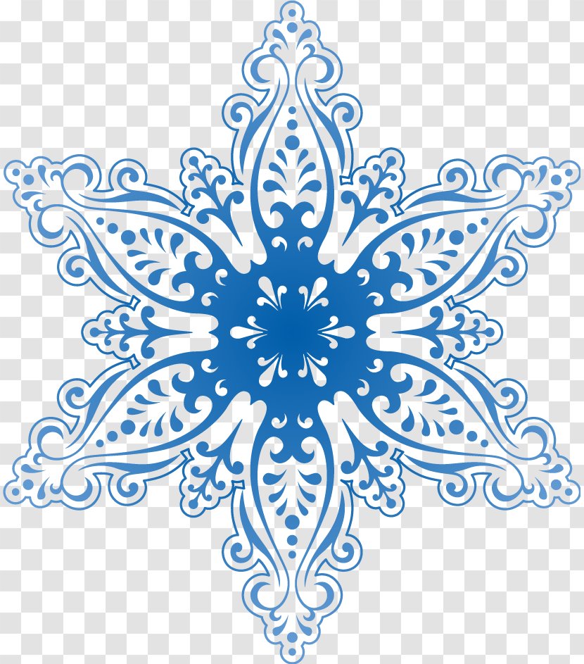 Snowflake Clip Art - Photography - Blue Pattern Vector Transparent PNG