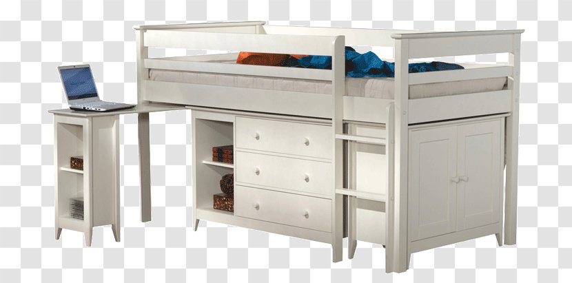Bunk Bed Frame Furniture Drawer - Watercolor - Bus Transparent PNG