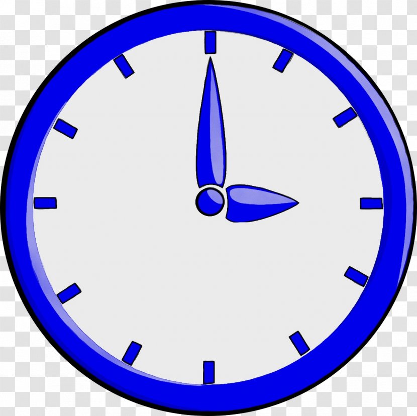 Blue Clock Electric Circle Symbol - Home Accessories Transparent PNG