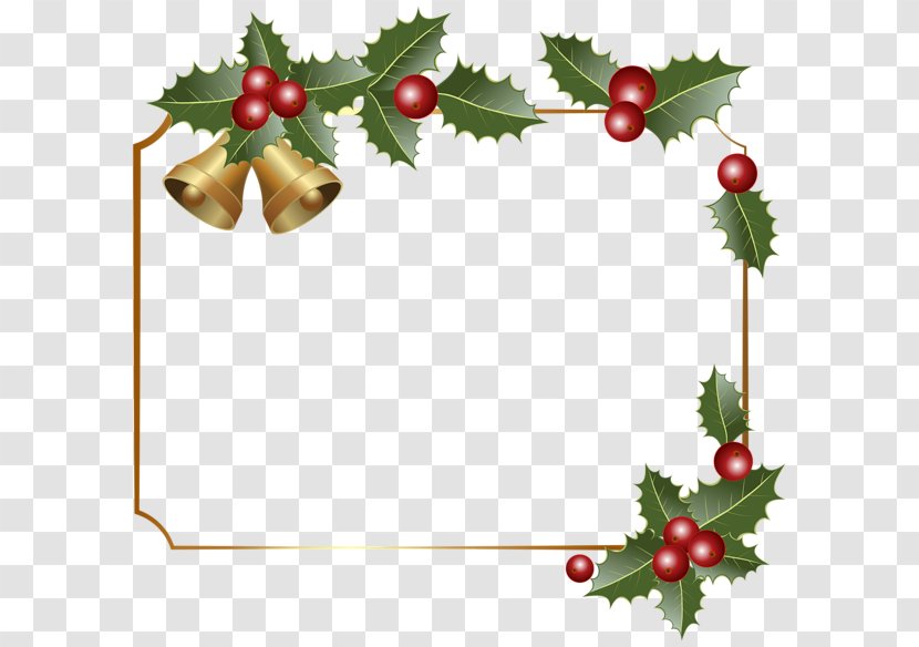 Christmas Ornament Borders And Frames Decoration Clip Art - Holiday - Greeting Card Background Transparent PNG