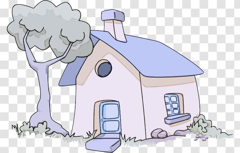 Cartoon House Hut Real Estate Igloo - Cottage Shed Transparent PNG