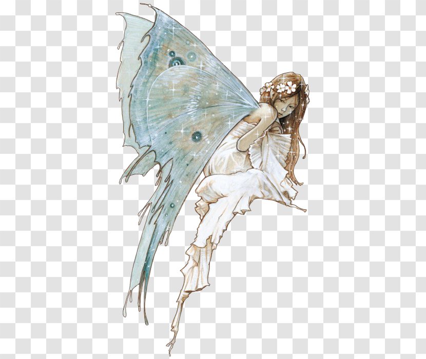 The Fairy With Turquoise Hair Drawing Tale Painting - Elf - House Transparent PNG