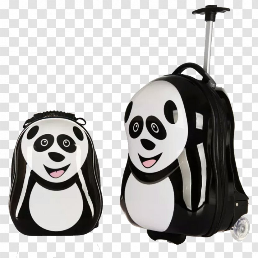 Suitcase Baggage Trolley Travel - Black And White Transparent PNG
