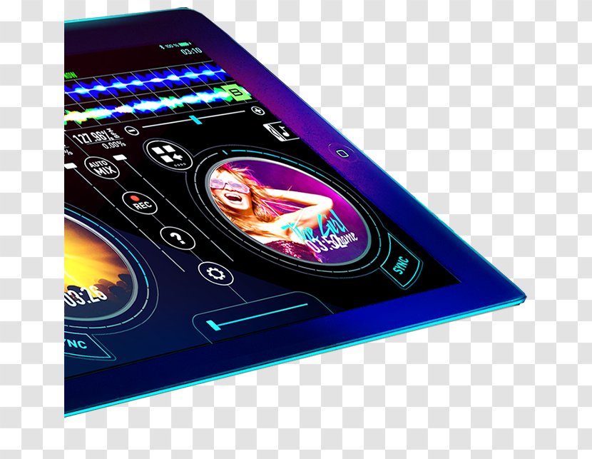 DJ Controller Disc Jockey Function Harmony Parameter - Products Presentations Transparent PNG