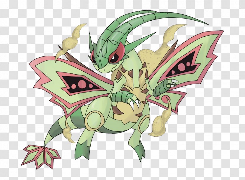 Pokémon X And Y Sun Moon Flygon Evolution - Drawing - Respect The Old Cherish Young Transparent PNG