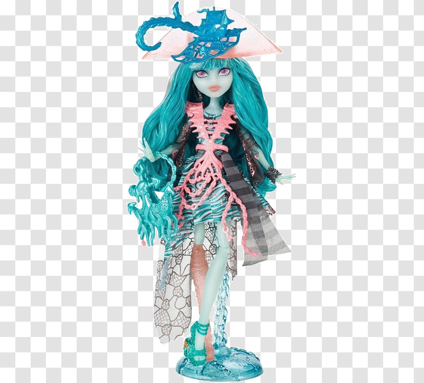 Vandala Doubloons Frankie Stein Monster High Doll River Styxx - Mythical Creature Transparent PNG
