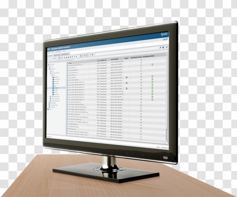 Computer Monitors SAS Institute Analytics Management - Data Quality - Sas Transparent PNG