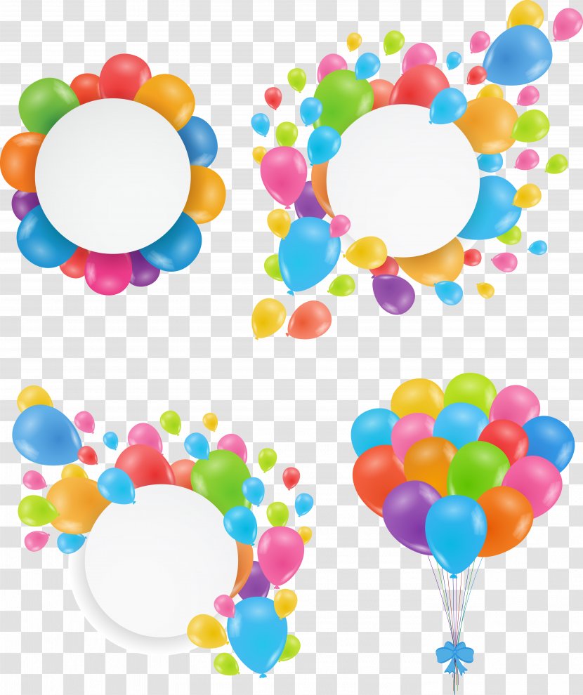 Toy Balloon Film Frame Clip Art - Greeting Card - Vector Flowers Transparent PNG