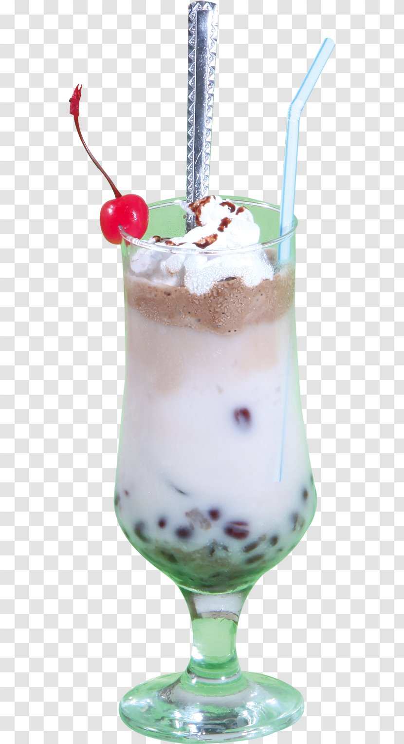 Ice Cream Milkshake Sundae Smoothie Non-alcoholic Drink - Licuado Transparent PNG
