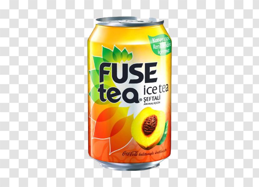 Iced Tea Fuze Beverage Fizzy Drinks Nestea - Orange Transparent PNG