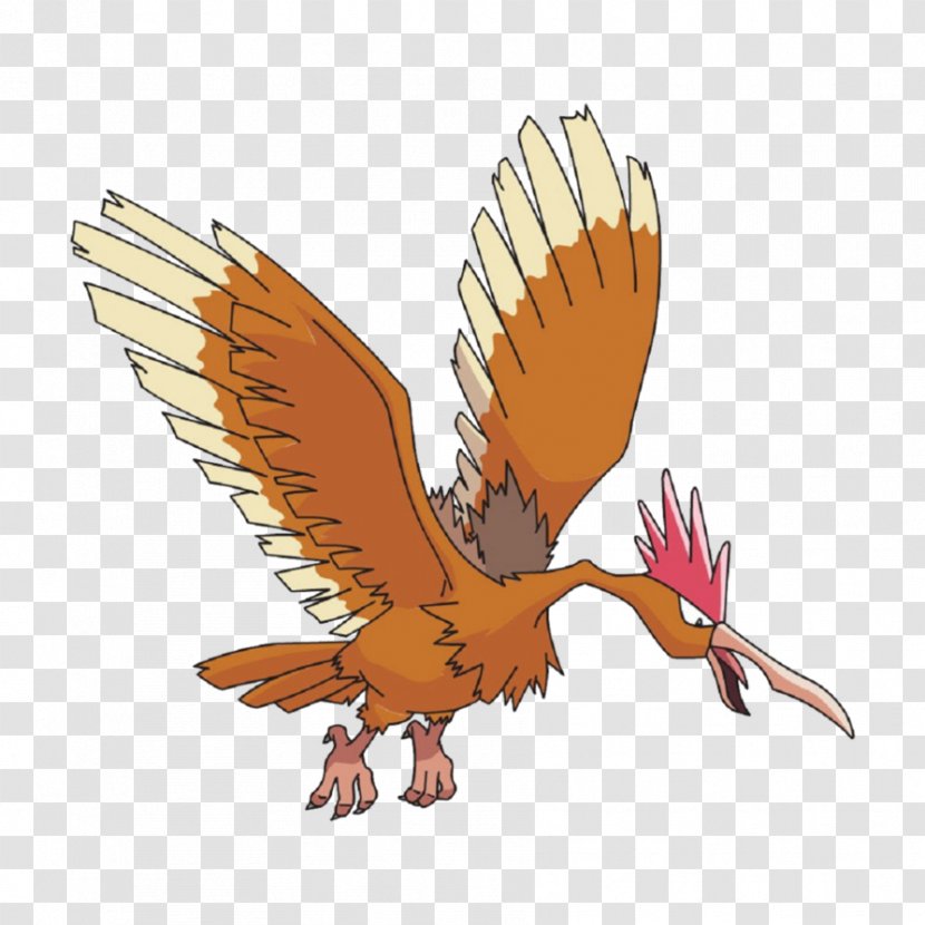 Fearow Spearow Pidgeot National Dex Flying - Falconiformes - Ekans Mockup Transparent PNG