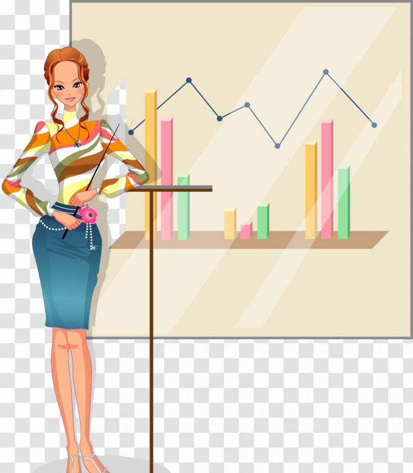 Accounting - Tree - Cartoon Professional Women Videos Transparent PNG