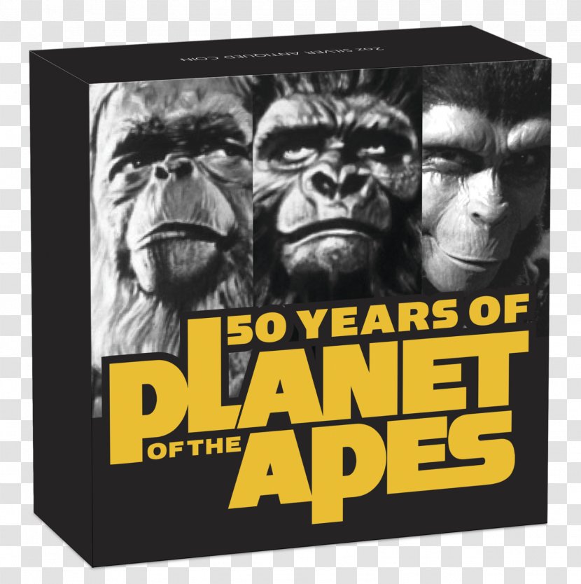 Planet Of The Apes Perth Mint Coin Film - Ape Transparent PNG