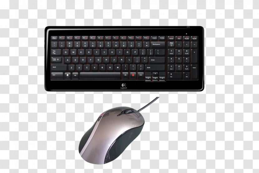 Computer Keyboard Mouse Logitech Unifying Receiver Wireless - Component Transparent PNG