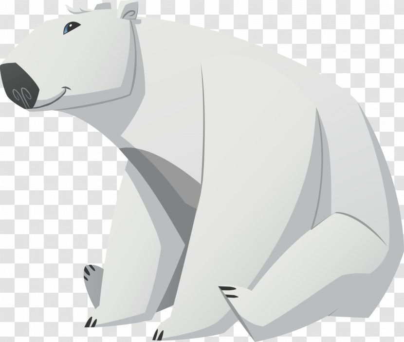 Baby Polar Bear Cuteness - Arctic Transparent PNG