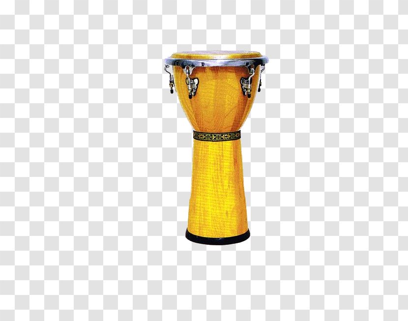 Djembe Bongo Drum - Conga - Wooden Leather Drums Transparent PNG