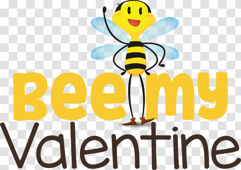 Honey Bee Insects Bees Logo Cartoon Transparent PNG