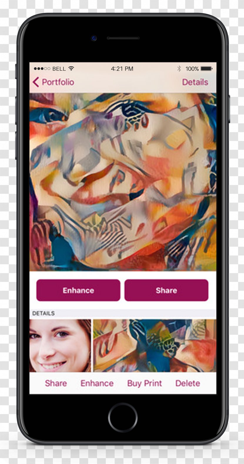 Smartphone Painting Artist App Store - Apple Transparent PNG