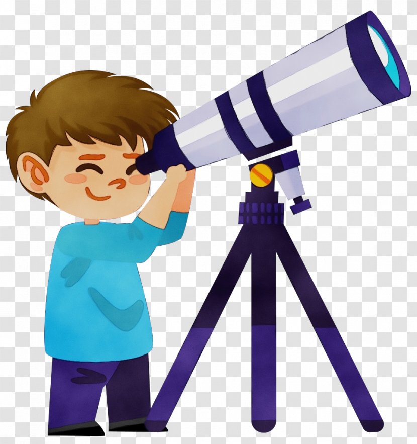 Optical Instrument Telescope Tripod Clip Art Binoculars - Astronomer Animation Transparent PNG