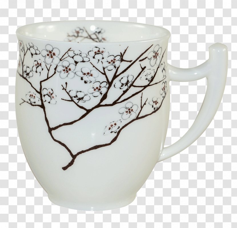 Tea Mug Coffee Cup Porcelain - Drinkware - Chinese Transparent PNG