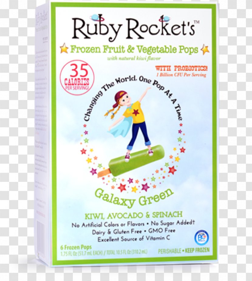 Ruby's Rockets Frozen Fruit & Vegetable Pops Houston Fluid Ounce - Text - Rocket Popsicles Transparent PNG