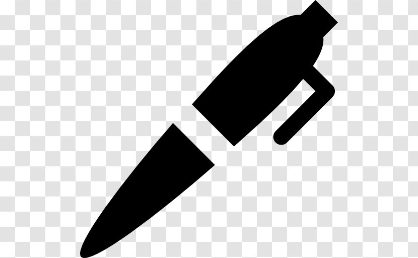 Paper Pen - Black And White Transparent PNG
